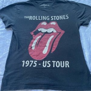 Women’s Black Rolling Stones Tour T-Shirt XS